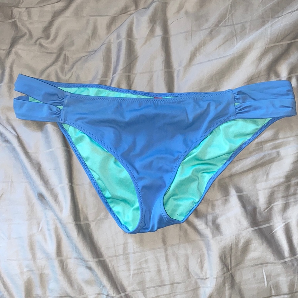 Victoria Secret Blue Bikini Bottom swimwear